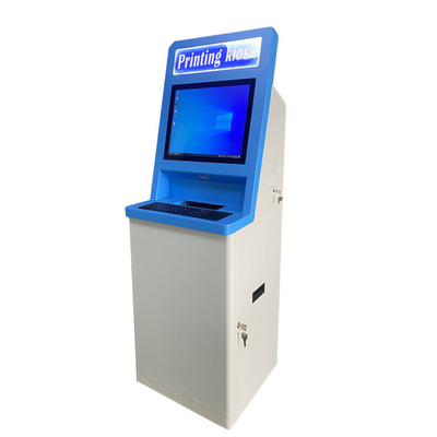 A4 περίπτερο 21.5inch εκτύπωσης αυτοεξυπηρετήσεων μηχανών τράπεζας ATM αναγνωστών σχολικών ελέγχων εγγράφων